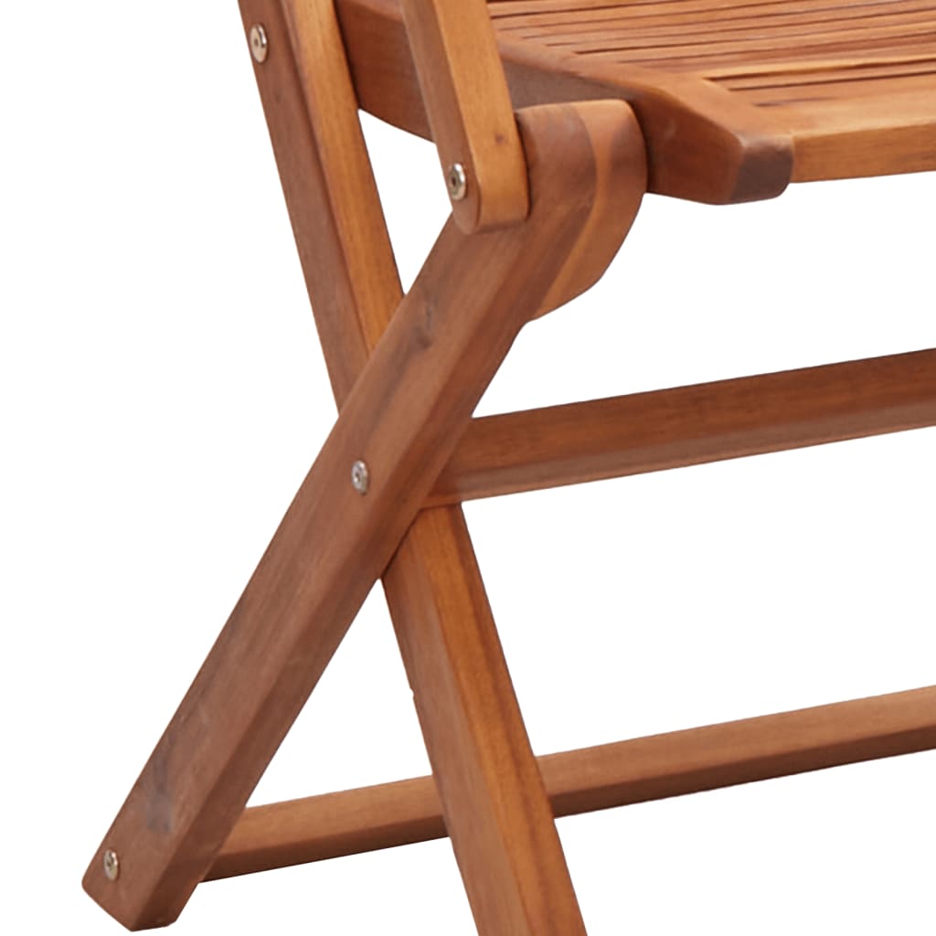 Sedie Giardino Pieghevoli 4 pz 57x66x95cm Legno Massello Acacia | homemem39