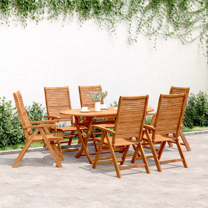 Sedie Giardino Reclinabili 6pz 56x72x107 Legno Massello Acacia - homemem39