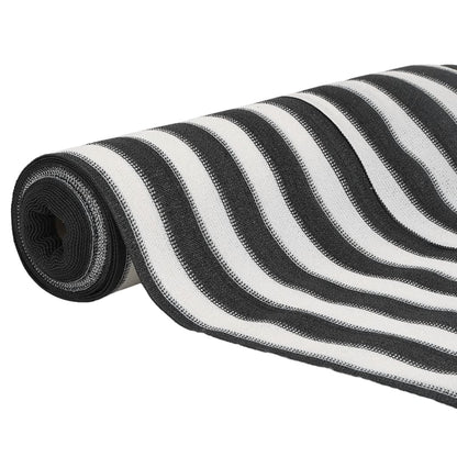 Rete per Privacy Antracite e Bianca 1,5x25 m in HDPE 195 g/m² | homemem39