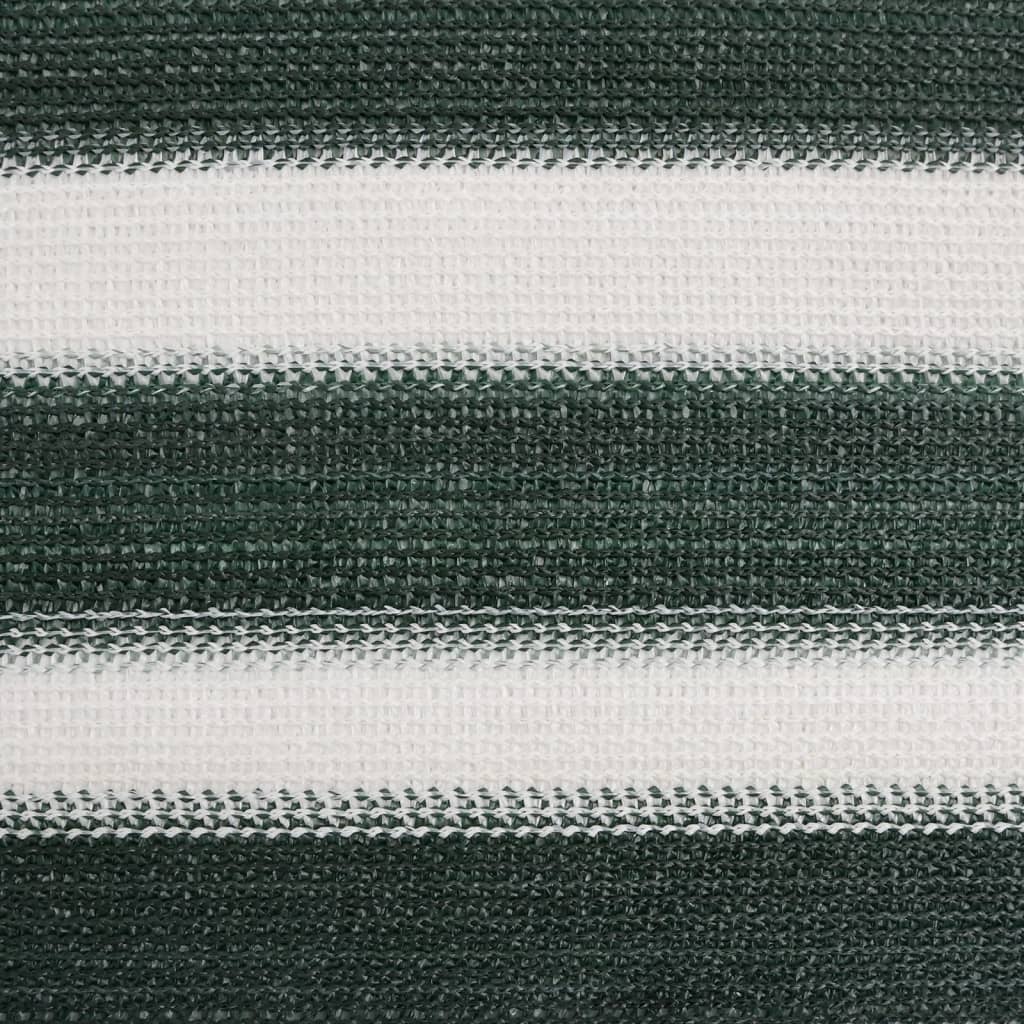 Rete per Privacy Verde e Bianco 1,8x10 m in HDPE 75 g/m²