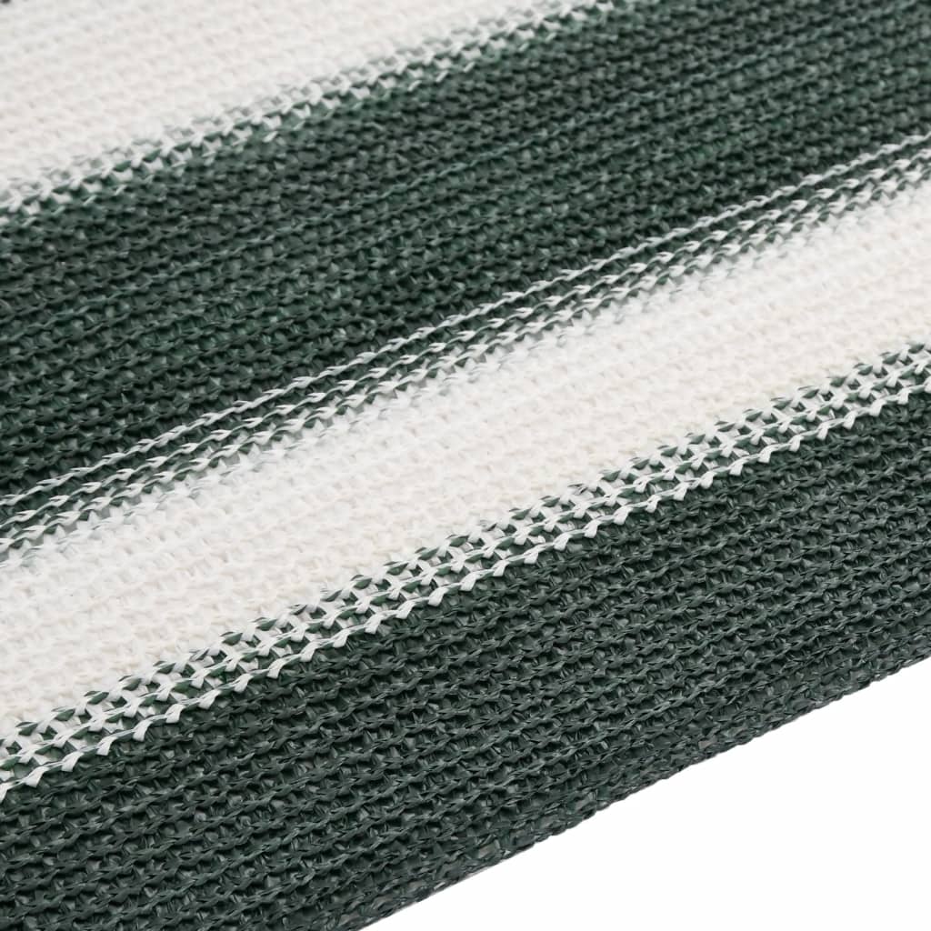Rete per Privacy Verde e Bianco 1,5x25 m in HDPE 150 g/m² | homemem39