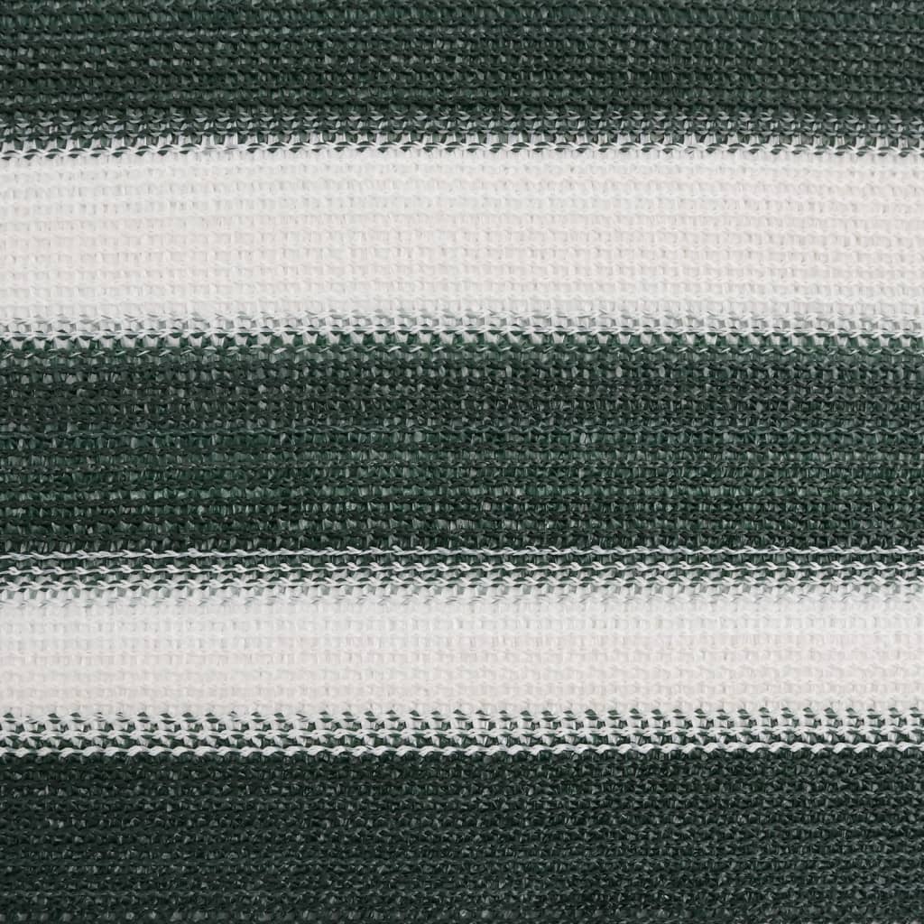 Rete per Privacy Verde e Bianco 1,5x25 m in HDPE 150 g/m² | homemem39