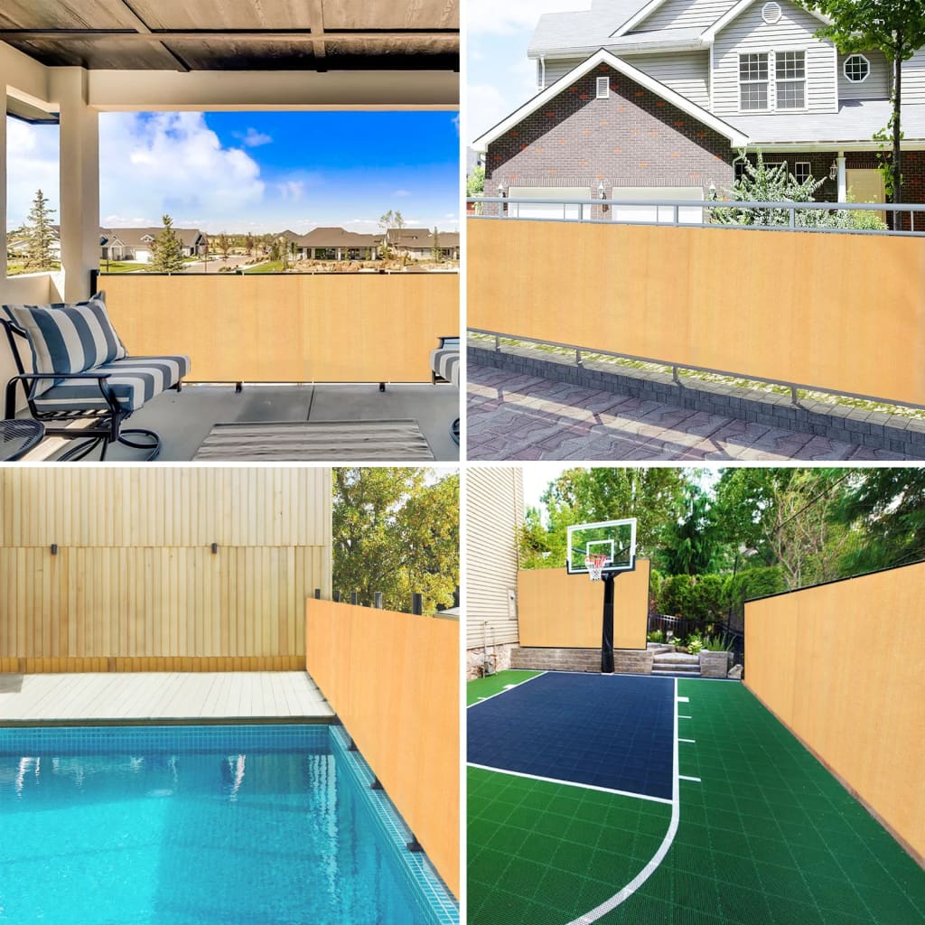 Rete per Privacy Sabbia 1,5x25 m in HDPE 150 g/m² | homemem39