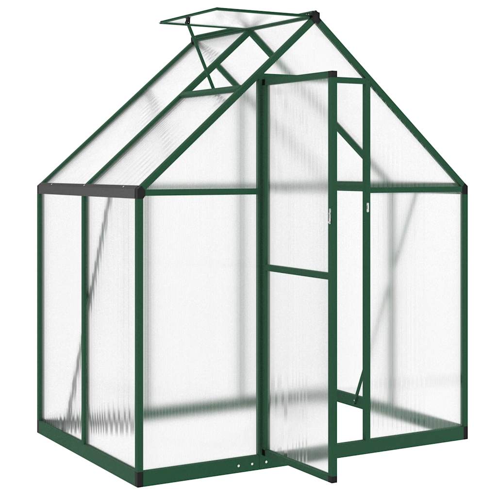 Telaio Serra con Base Verde 169x114x195 cm in Alluminio - homemem39