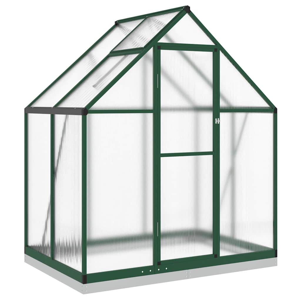Telaio Serra con Base Verde 169x114x202 cm in Alluminio - homemem39