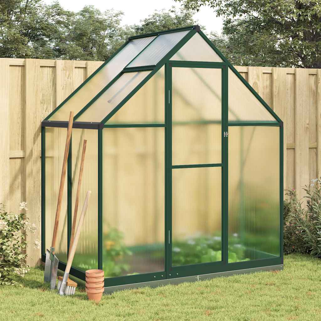 Telaio Serra con Base Verde 169x114x202 cm in Alluminio - homemem39