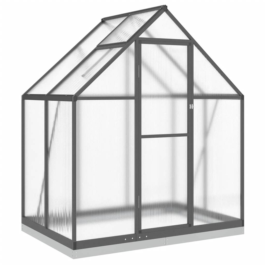 Telaio Serra con Base Antracite 169x114x202 cm in Alluminio - homemem39