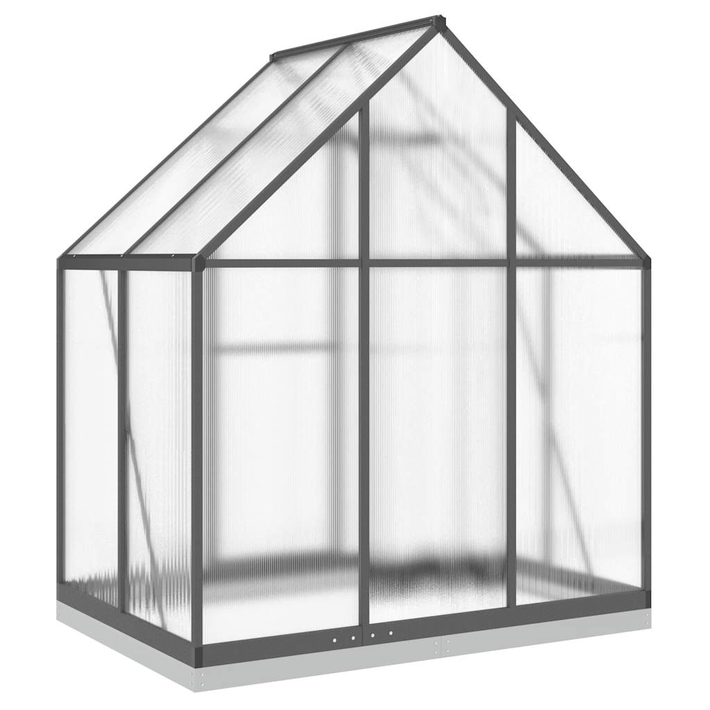Telaio Serra con Base Antracite 169x114x202 cm in Alluminio - homemem39