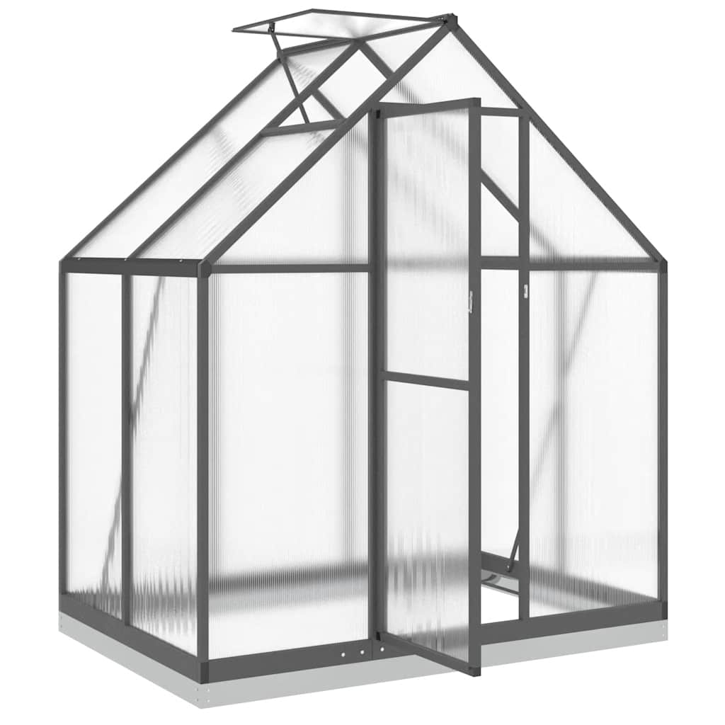 Telaio Serra con Base Antracite 169x114x202 cm in Alluminio - homemem39