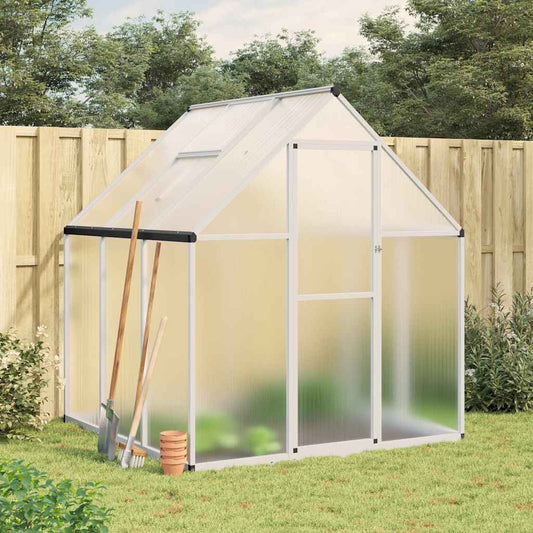 Telaio Serra con Base Argento 169x169x195 cm in Alluminio - homemem39