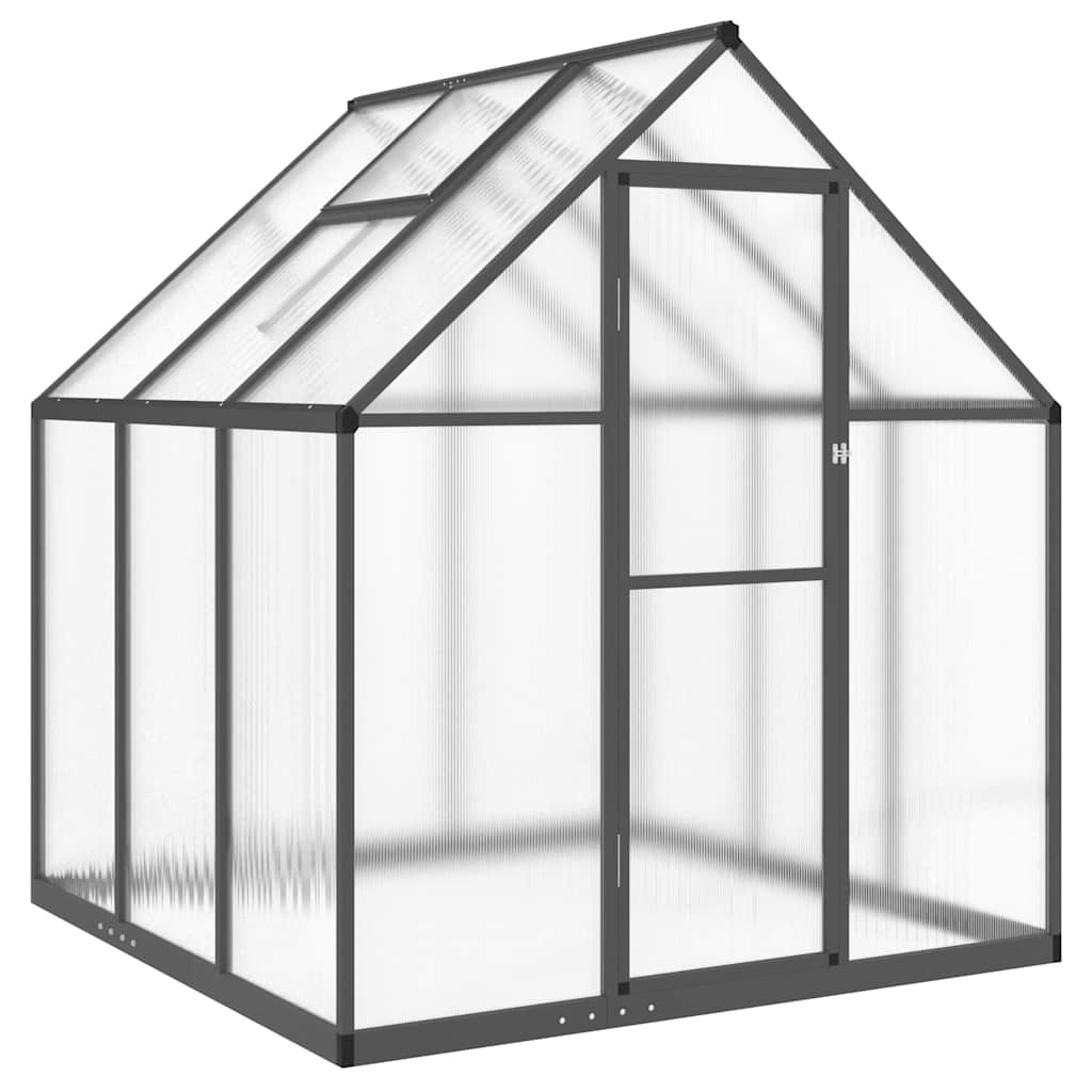 Telaio Serra con Base Antracite 169x169x195 cm in Alluminio - homemem39
