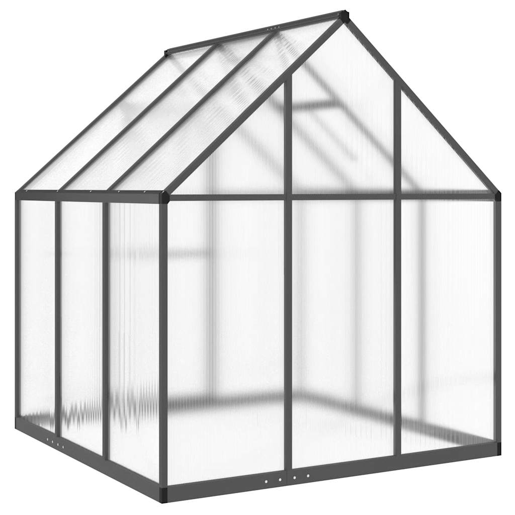 Telaio Serra con Base Antracite 169x169x195 cm in Alluminio - homemem39