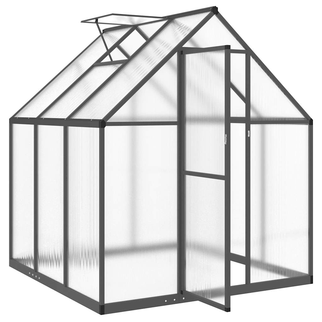 Telaio Serra con Base Antracite 169x169x195 cm in Alluminio - homemem39