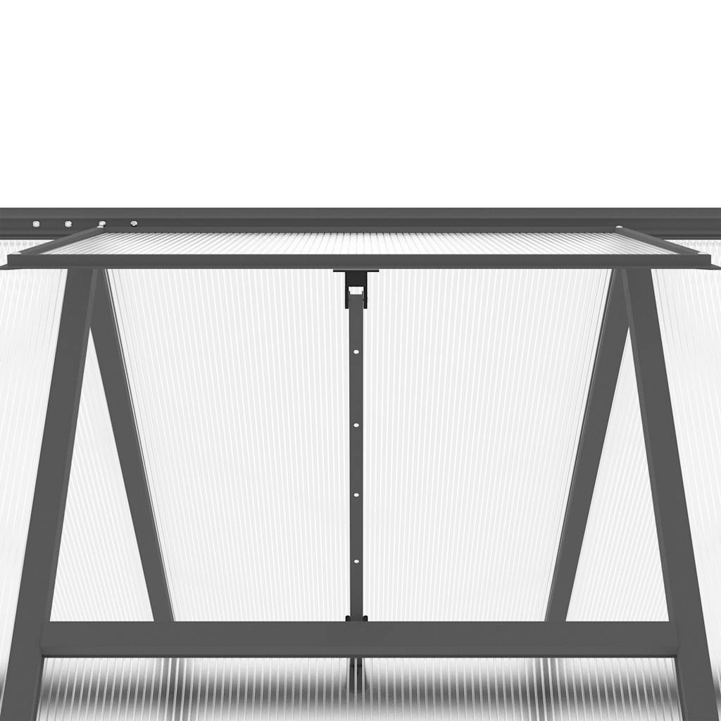 Telaio Serra con Base Antracite 169x169x195 cm in Alluminio - homemem39