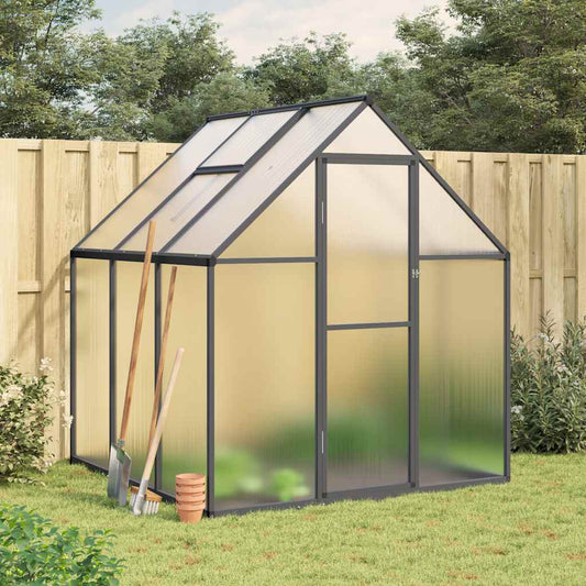 Telaio Serra con Base Antracite 169x169x195 cm in Alluminio - homemem39