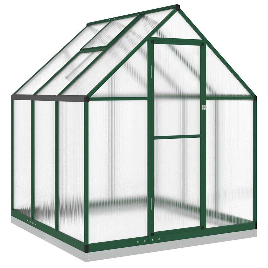 Telaio Serra con Base Verde 169x169x202 cm in Alluminio - homemem39