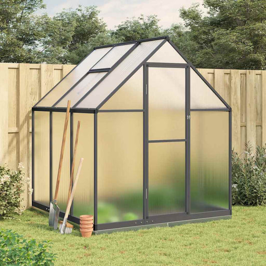 Telaio Serra con Base Antracite 169x169x202 cm in Alluminio - homemem39