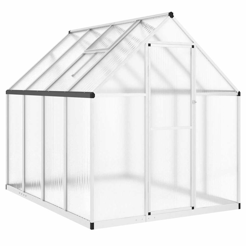 Telaio Serra con Base Argento 224x169x195 cm in Alluminio - homemem39