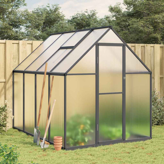 Telaio Serra con Base Antracite 224x169x195 cm in Alluminio - homemem39