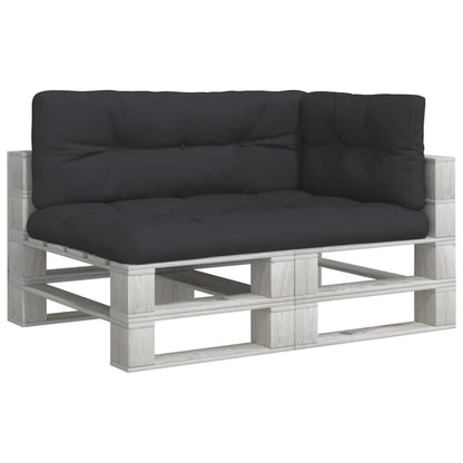 Cuscini per Pallet 3 pz Neri in Tessuto Oxford | homemem39