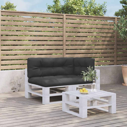 Cuscini per Pallet 3 pz Neri in Tessuto Oxford | homemem39