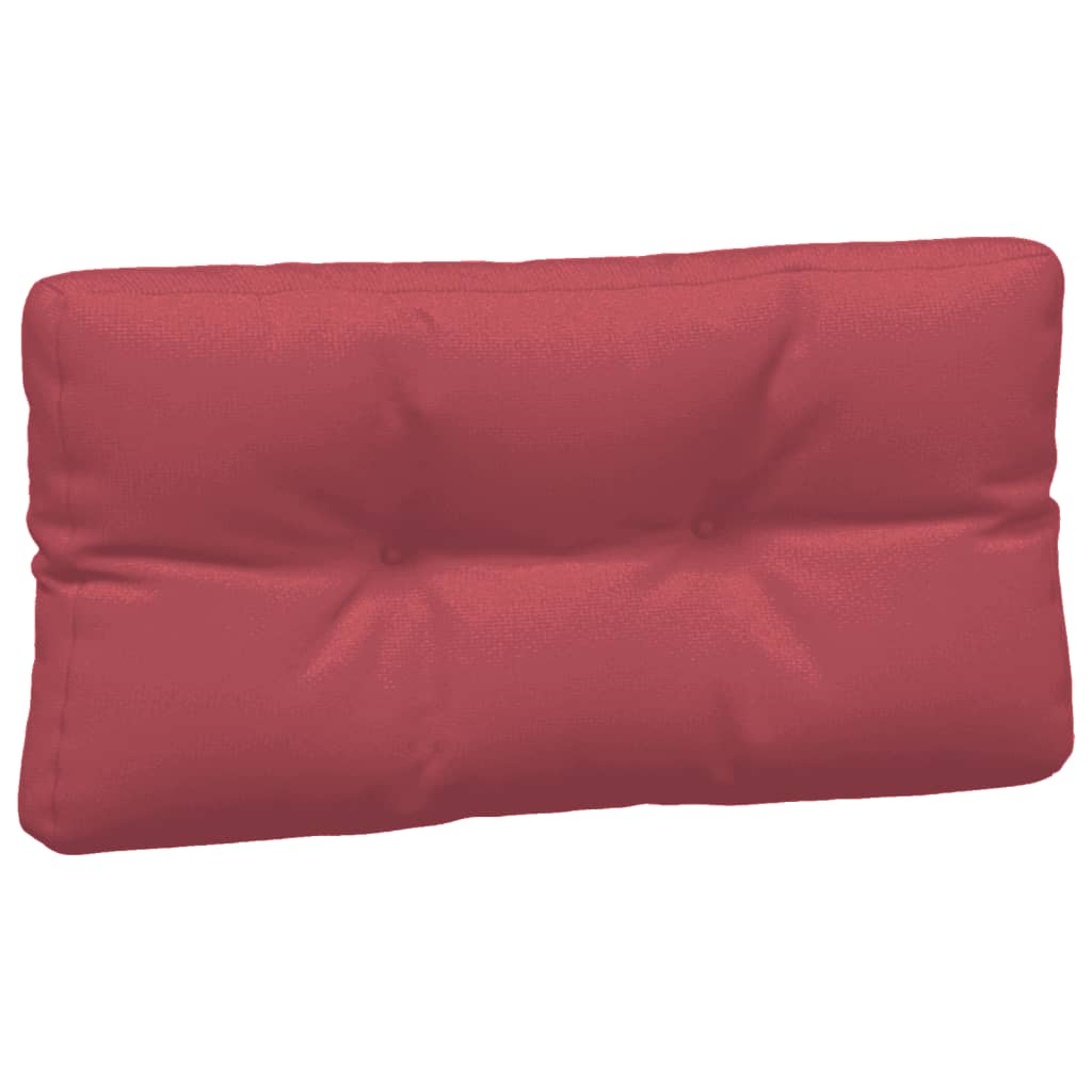 Cuscini per Pallet 3 pz Rosso Vino in Tessuto | homemem39