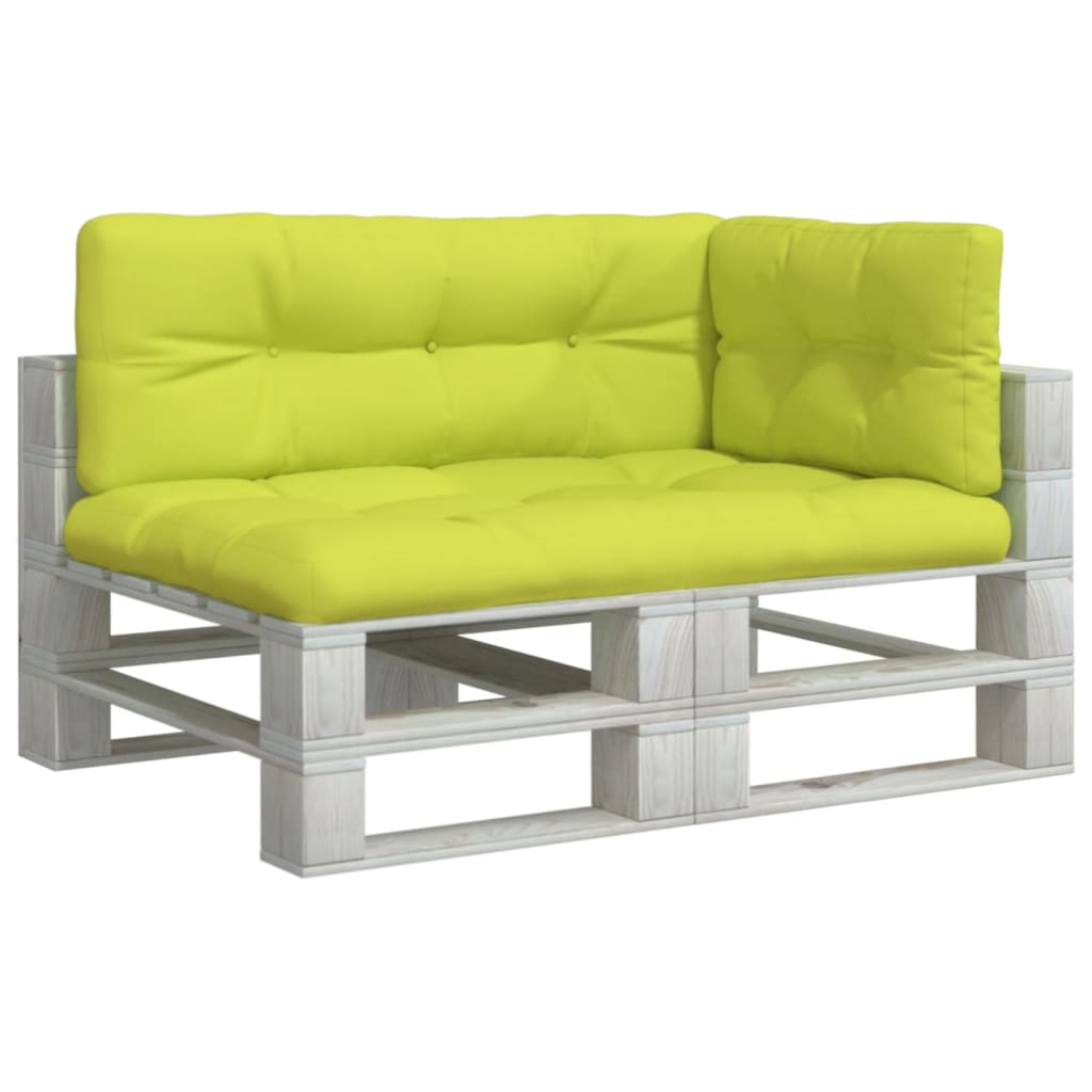 Cuscini per Pallet 3 pz Verde Intenso in Tessuto | homemem39