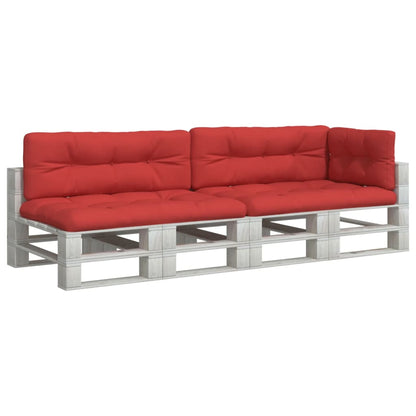 Cuscini per Pallet 5 pz Rossi in Tessuto | homemem39
