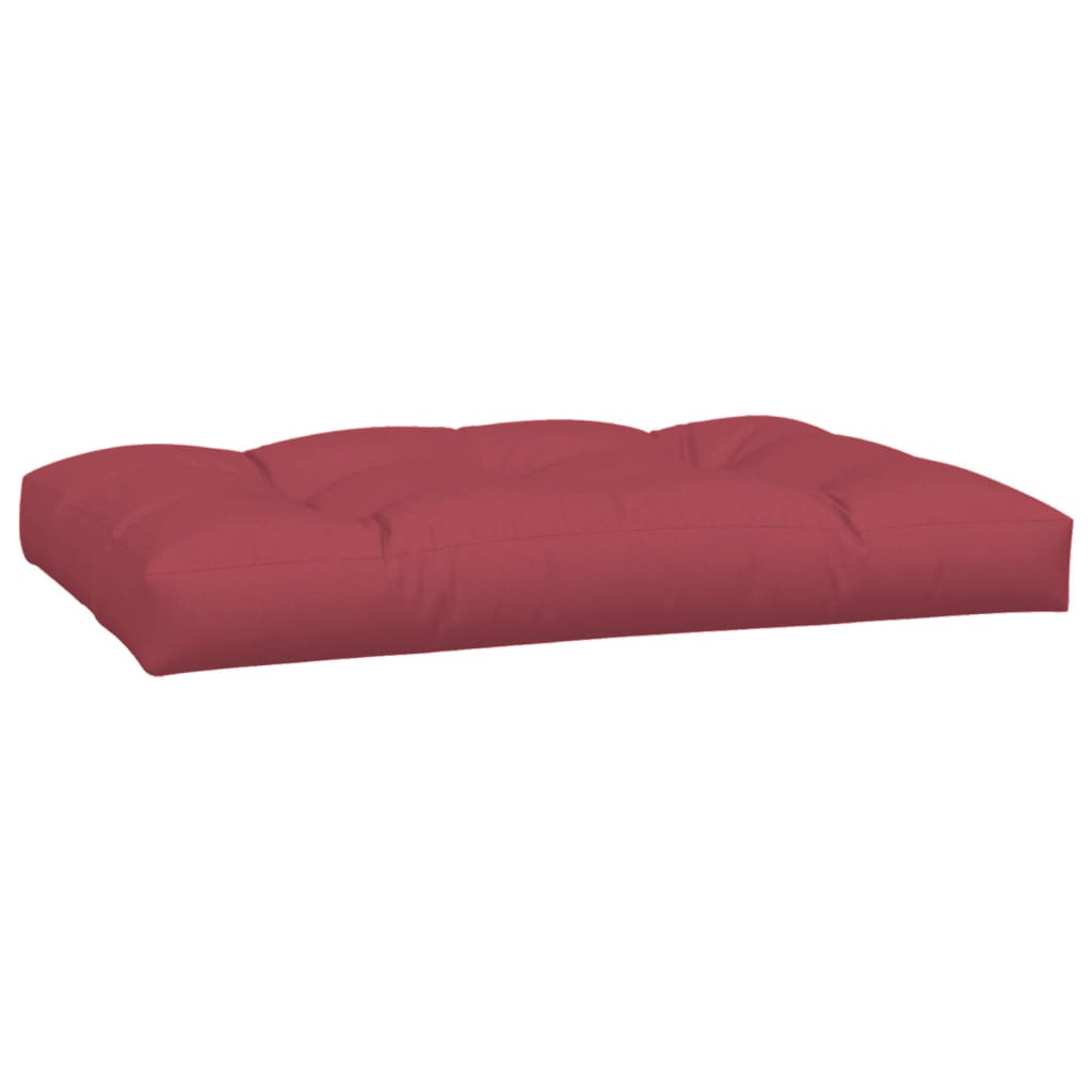 Cuscini per Pallet 5 pz Rosso Vino in Tessuto | homemem39