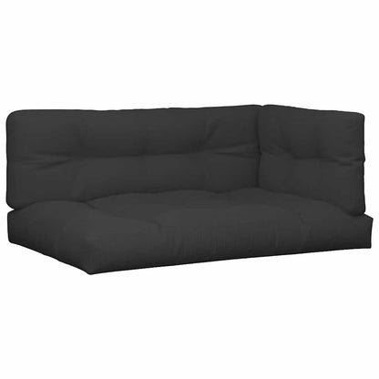 Cuscini per Pallet 7 pz Neri in Tessuto Oxford | homemem39