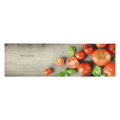 Tappeto da Cucina Lavabile Pomodori 45x150 cm in Velluto