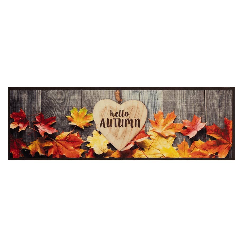 Tappeto da Cucina Lavabile Autunno 60x180 cm in Velluto - homemem39