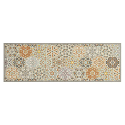Tappeto da Cucina Lavabile Pastello Esagono 60x180 cm Velluto | homemem39