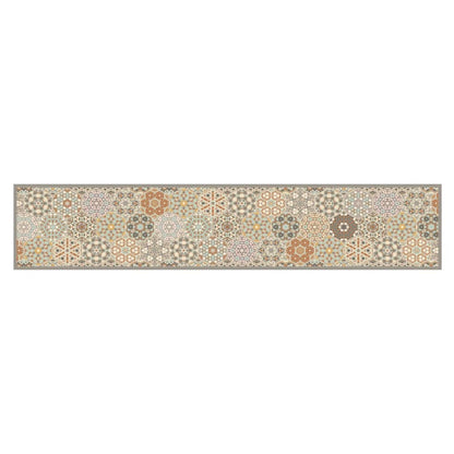 Tappeto da Cucina Lavabile Pastello Esagono 60x300 cm Velluto