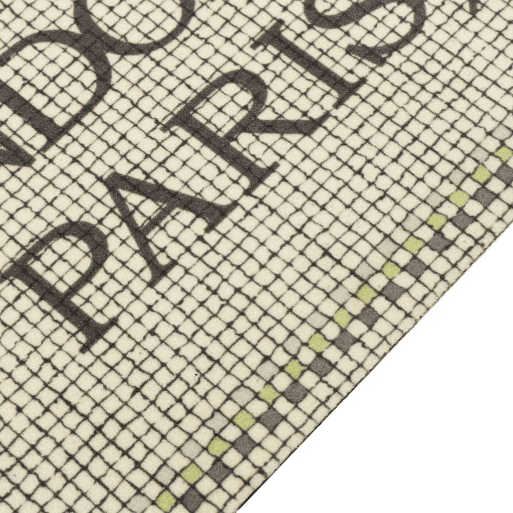 Tappeto da Cucina Lavabile Casa Maiuscolo 60x300 cm Velluto - homemem39