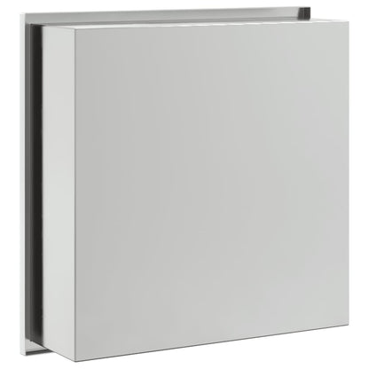 Nicchia per Doccia Argento Spazzolato 32x32x9cm in Acciaio Inox - homemem39