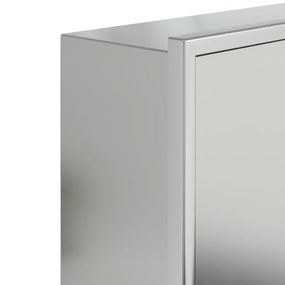 Nicchia per Doccia Argento Spazzolato 32x32x9cm in Acciaio Inox - homemem39