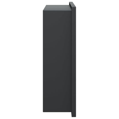 Nicchia per Doccia Nero Opaco 32x32x9cm in Acciaio Inox - homemem39