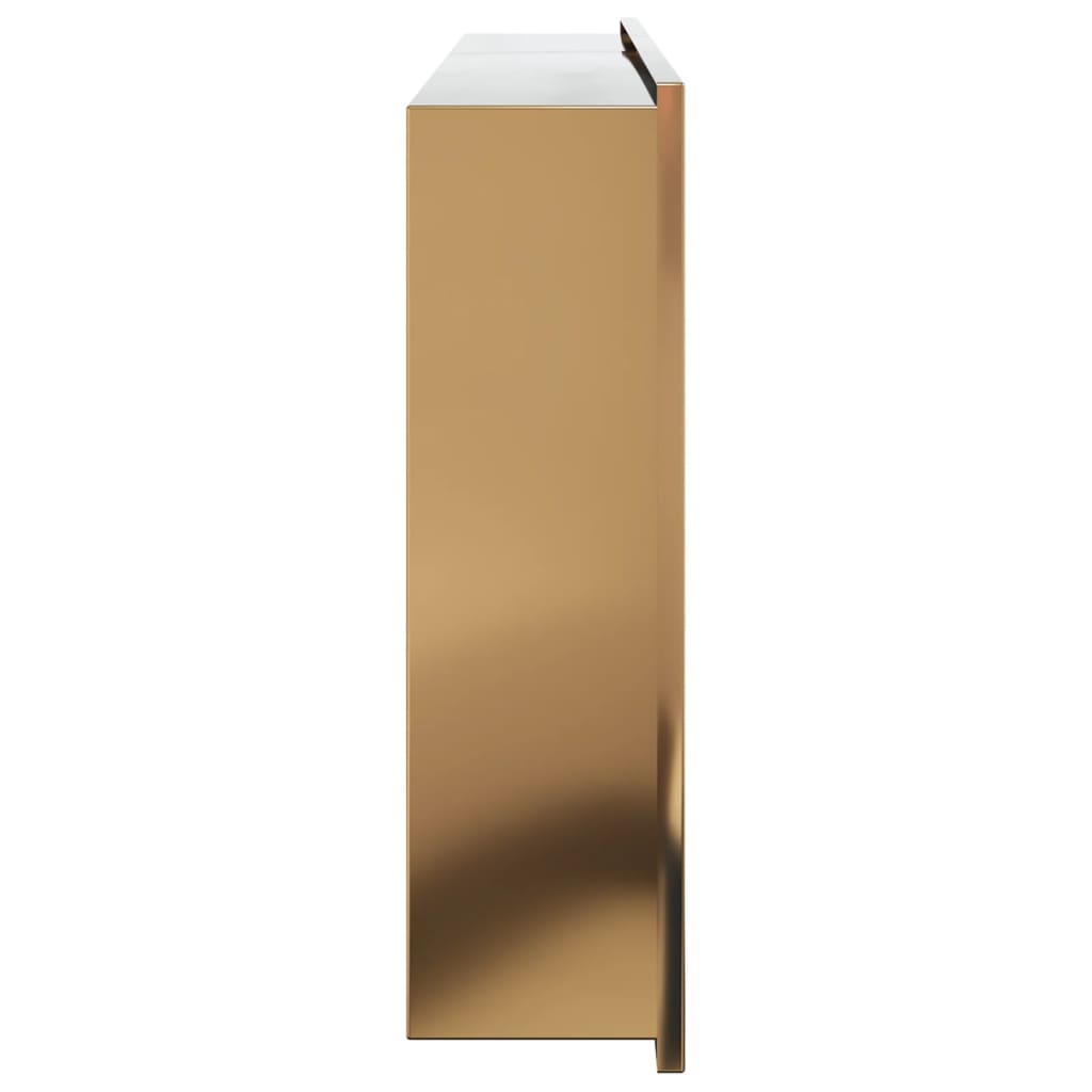 Nicchia per Doccia Oro Spazzolato 62x32x9cm in Acciaio Inox | homemem39