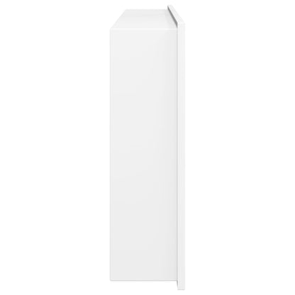Nicchia per Doccia Bianco Opaco 62x32x9cm in Acciaio Inox