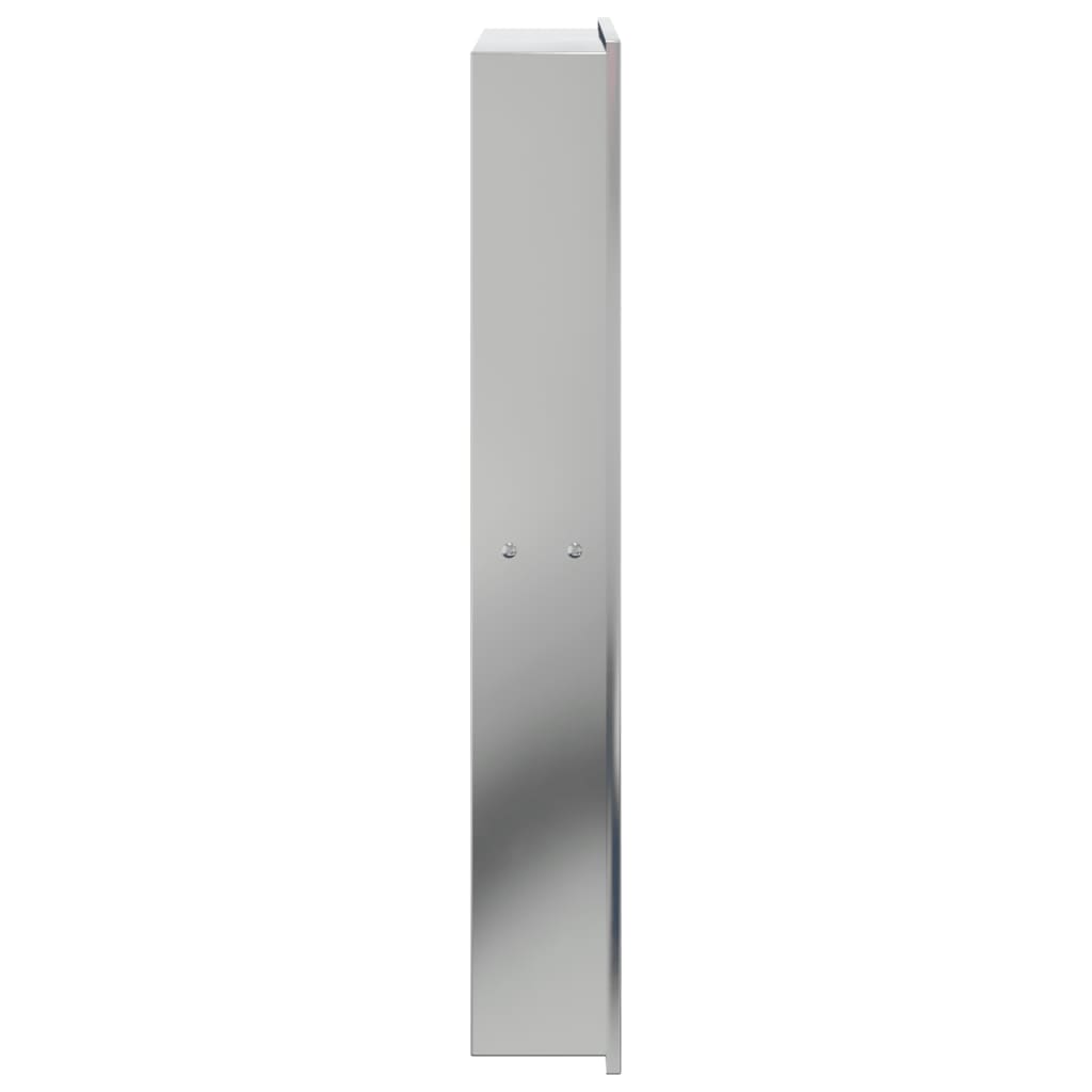 Nicchia per Doccia Argento Spazzolato 32x62x9cm in Acciaio Inox | homemem39
