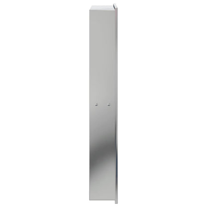 Nicchia per Doccia Argento Spazzolato 32x62x9cm in Acciaio Inox - homemem39