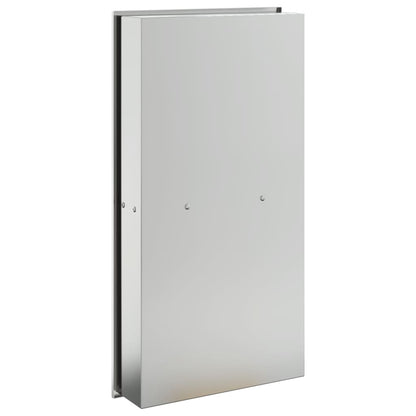 Nicchia per Doccia Argento Spazzolato 32x62x9cm in Acciaio Inox | homemem39