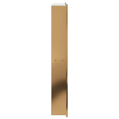 Nicchia per Doccia Oro Spazzolato 32x62x9cm in Acciaio Inox