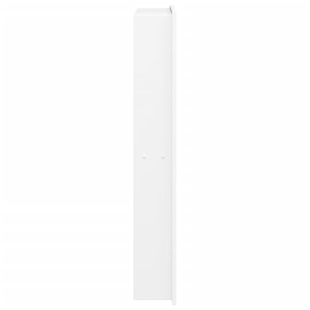 Nicchia per Doccia Bianco Opaco 32x62x9cm in Acciaio Inox