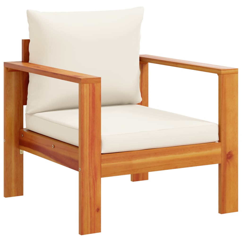 Set Divano da Giardino 5 pz con Cuscini Legno Massello Acacia | homemem39