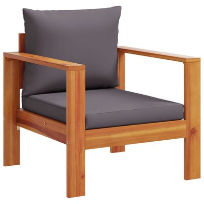 Set Divani da Giardino 4pz con Cuscini Legno Massello di Acacia | homemem39