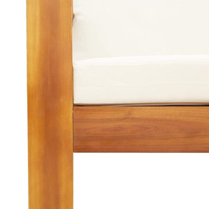 Set Divano da Giardino 5 pz con Cuscini Legno Massello Acacia | homemem39