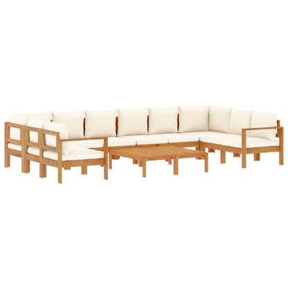 Set Divano da Giardino 8pz con Cuscini Legno Massello di Acacia | homemem39