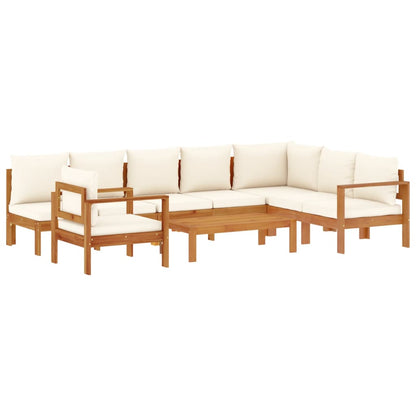 Set Divano da Giardino 6 pz con Cuscini in Massello di Acacia | homemem39